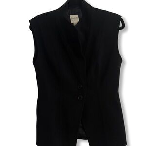 Pauw Black Sleeveless Women's Jacket size 1